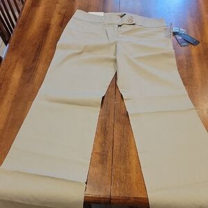 DALIA Collection Modern Fit Pants in Beige
